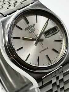 Vintage Seiko 5 Men's Automatic Japanese Working 38mm Wrist Watch Ref-7009A