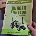Kubota B8200HST Tractor Operator's Manual