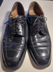 Florsheim Imperial 13D Black Leather Derby Dress Shoes Made in Italy 92662