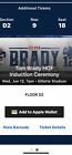New Listing2 TICKETS Tom Brady Patriots Hall of Fame Ceremony 6/12/2024