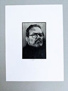 MAURICE SENDAK - A PORTRAIT by BARRY MOSER - SIGNED LIMITED EDITION #4 of 15