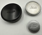 Lot of 3 Leica Lens Caps. Check Photographs For Sizes.