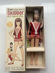 New ListingVintage Barbie 1963 Brunette #0950 Skipper Barbie Doll - Japan Looks Great