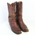 LUCCHESE 1883 MEN’S WESTERN BOOTS 12D GOOD CONDITION INSOLE LINER WEAR