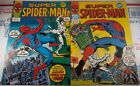 🔴🔥 SUPER SPIDER-MAN #265 + 266 MARVEL UK 1978 White Tiger PETER PARKER Amazing