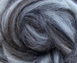Mixed Icelandic Wool Top Roving - Spinning Fiber / 1oz