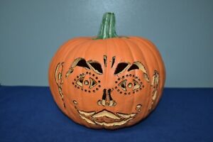 Halloween Carved Jack-O-Lantern Pumpkin