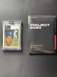Topps Project 2020 #90 1954 Ted Williams by Oldmanalan Red Sox with Box 4d