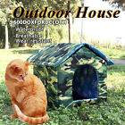 Weatherproof Cat House for Outdoor Pets 600D Shelter Pet For Feral Cats Dog Tent