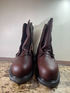 Red Wing Shoes Mens Leather Ankle Combat Boots Brown Size 9 EEE 2412