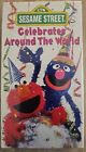 New Sesame Street Celebrates Around the World VHS 1997 Grover Elmo Sony Wonder