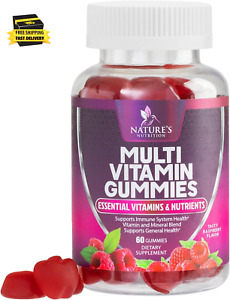 Multivitamin Gummies, Extra Strength Daily Multi Vitamin Gummy for Women & Men w