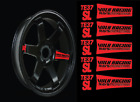 JDM RAYs VOLK Racing TE37SL Wheel 20 sticker decal Drift