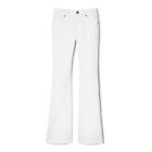 cabi NWT White Trouser Jean Sz 10 Tall Inseam Flare Leg Free Shipping