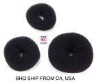 Bundle 3 Pieces Chignon Hair Donut Ring Style Bun Maker (Black)