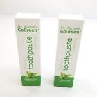 LOT OF 2 - Dr. Watson GoGreen Natural Toothpaste + Whitening Mellow Mint 4.0 oz