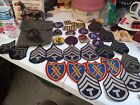 Huge Vintage Lot WW2 Patches Field Bag