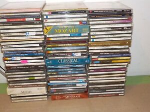 Lot Of 92 Classical Music CD's In Original Cases w/ Rare Titles Nice! O69