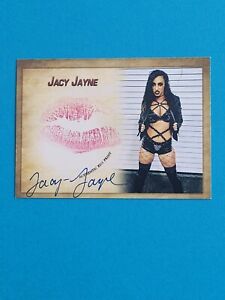 New ListingJacy Jayne 2023 Collectors Expo WWE NXT  Kiss 💋 and Auto Autograph Card