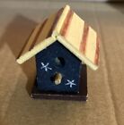 Cute ❤️ Miniature Dollhouse Birdhouse 1990’s Vintage. Hand Painted
