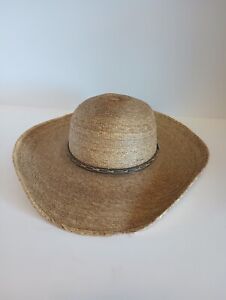 Atwood Woven Straw Oval Cowboy Hat 7 3/4