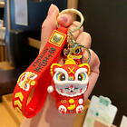 Cartoon Chinese Dancing Lion Keychain Cute Animal Pendant Key Chain Bag Charm