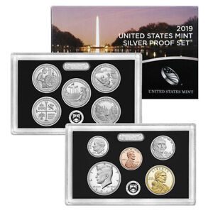 2019-S US Mint Silver Proof Set with OGP & COA without Reverse Proof Penny