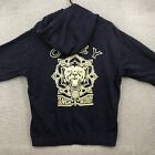 OBEY Sweater Adult Small Blue Spellout Pullover Hoodie Mens 32552
