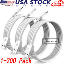 3PACK USB Data Fast Charger Cable Cord For Apple iPhone 5 6 7 8 X 11 12 13 lot