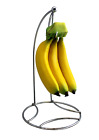 Chrome Banana Tree Holder Rack Ripen Fruit Evenly Prevents Bruising & Spoiling