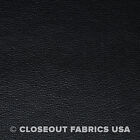 Black Vinyl Leather Upholstery Fabric - 54 inches Wide