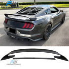 Fits 15-23 Ford Mustang GT350R Style Matte Black Rear Trunk Spoiler