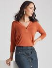 AU S KATIES - Womens Tops - Brown - Fluffy Knit Top - Blouse - Women's Clothing