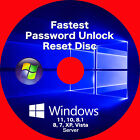 Windows Lost Password Reset Disk for Win 11, 10, 8.5, 8, 7, Vista, XP, Server