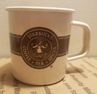 Starbucks Coffee Tea Spices Mug 14 oz 2016 Brown White Enamel Collectors Cup