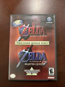 Zelda Ocarina of Time Master Quest Complete Nintendo GameCube CIB Manual Box