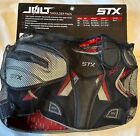 STX Jolt Lacrosse Shoulder Pads Youth Size Medium Black Red Silver