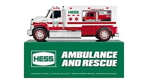 2020 HESS TOY TRUCK AMBULANCE & RESCUE TRUCK BRAND NEW IN BOX