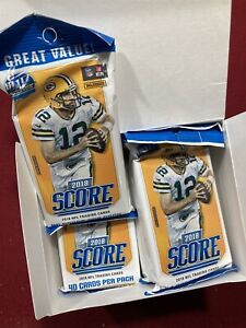 2018 Score Football Unopened Sealed Fat Pack-40 Cards from New Box - Allen Lamar