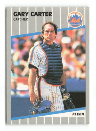 1989 Fleer Gary Carter #30   New York Mets