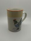 Rooster Glory Porcelain Coffee Tea Hot Cocoa Mug 9 Ounces Animal Painting