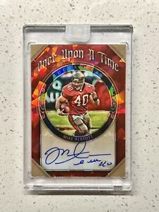 New Listing2021 Panini One MIKE ALSTOTT Once Upon A Time On Card Auto /25 COLOR MATCH