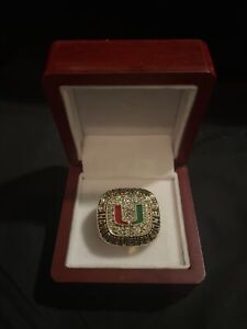 1991 Miami Hurricanes National Champions Replica Ring
