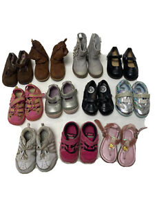 Girls Toddler Shoes Size US 5 LotB Bundle 11 Pairs Nike Sandals Keen Boots