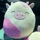 Squishmallow 11 inch Caedyn the Cow Plush NEW Closed Eyes Plush Toy SHIPS FREE