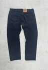 Vtg Levi's 501 40x32 Button Fly Marble Fade Denim Jeans Made In USA Black