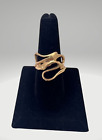 Modern Art Gold Ring 14K - Good Condition