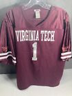 Vintage Virginia Tech Hokies Embroidered Football Jersey Sz XL 20 Women’s 21x24
