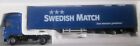 LIONTOYS, DAF XF 105 4x2 with trailer 3 axles SWEDISH MATCH, 1/50 scale,...