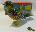 Vintage 50’s Kohler Germany Tin Litho Mechanical Wind Up Musical Singing Bird